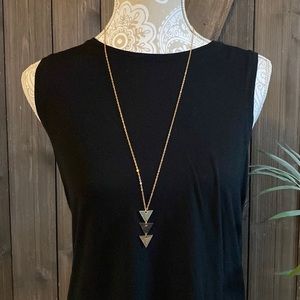 Geometric Triangles Necklace